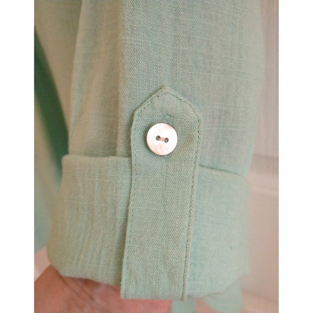 Ruby Rd. Pullover Tunic Top V-Neck Linen Blend Ro… - image 5